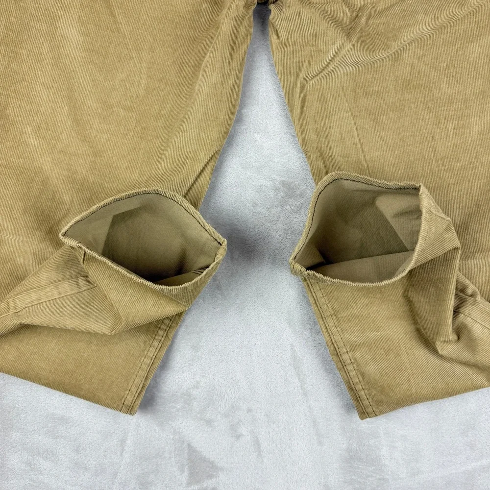 Old Navy Pants Men 35x30(29.75) Tan Brown Slim Built in Flex Corduroy Winter NWT